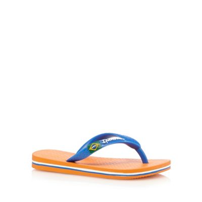 Boys' orange 'Rio' flip flops